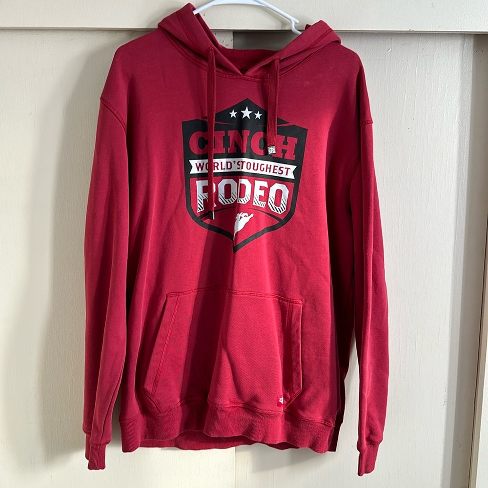 NWOT Cinch Worlds Toughest Rodeo hoodie size L